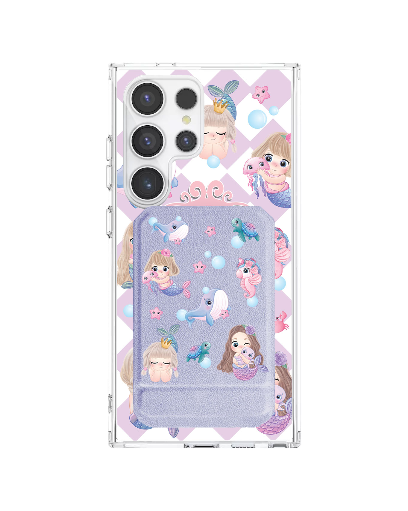 Android Magnetic Multifold Wallet - Little Mermaid