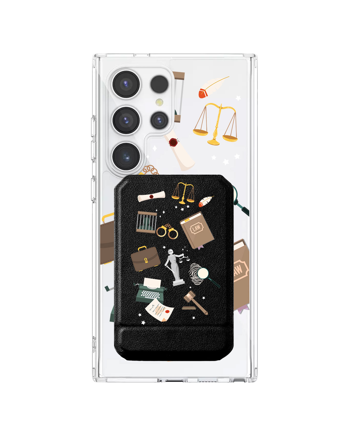 Android Magnetic Multifold Wallet - Lawyer