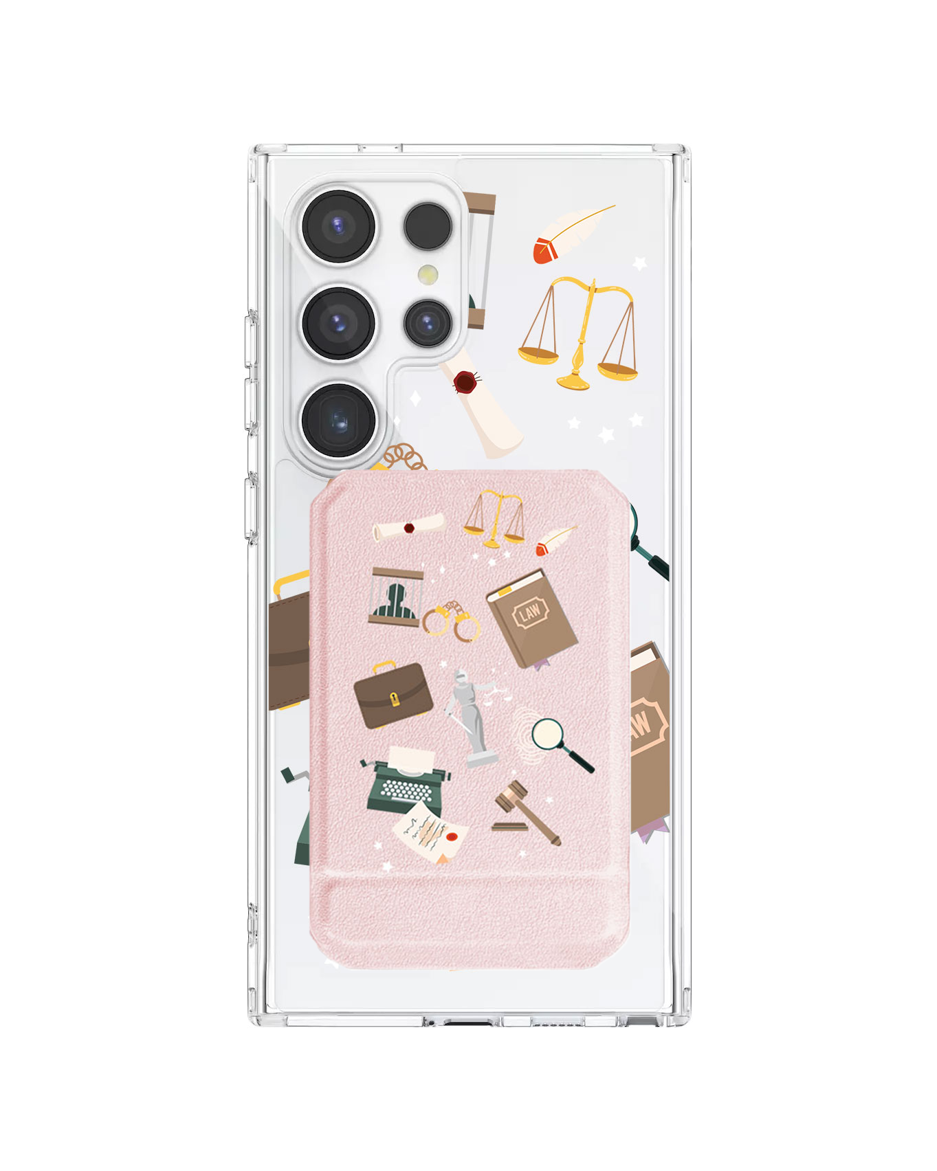 Android Magnetic Multifold Wallet - Lawyer