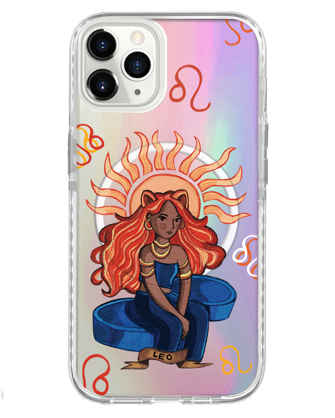 واقي خلفي لهاتف iPhone Holo - Leo 2.0