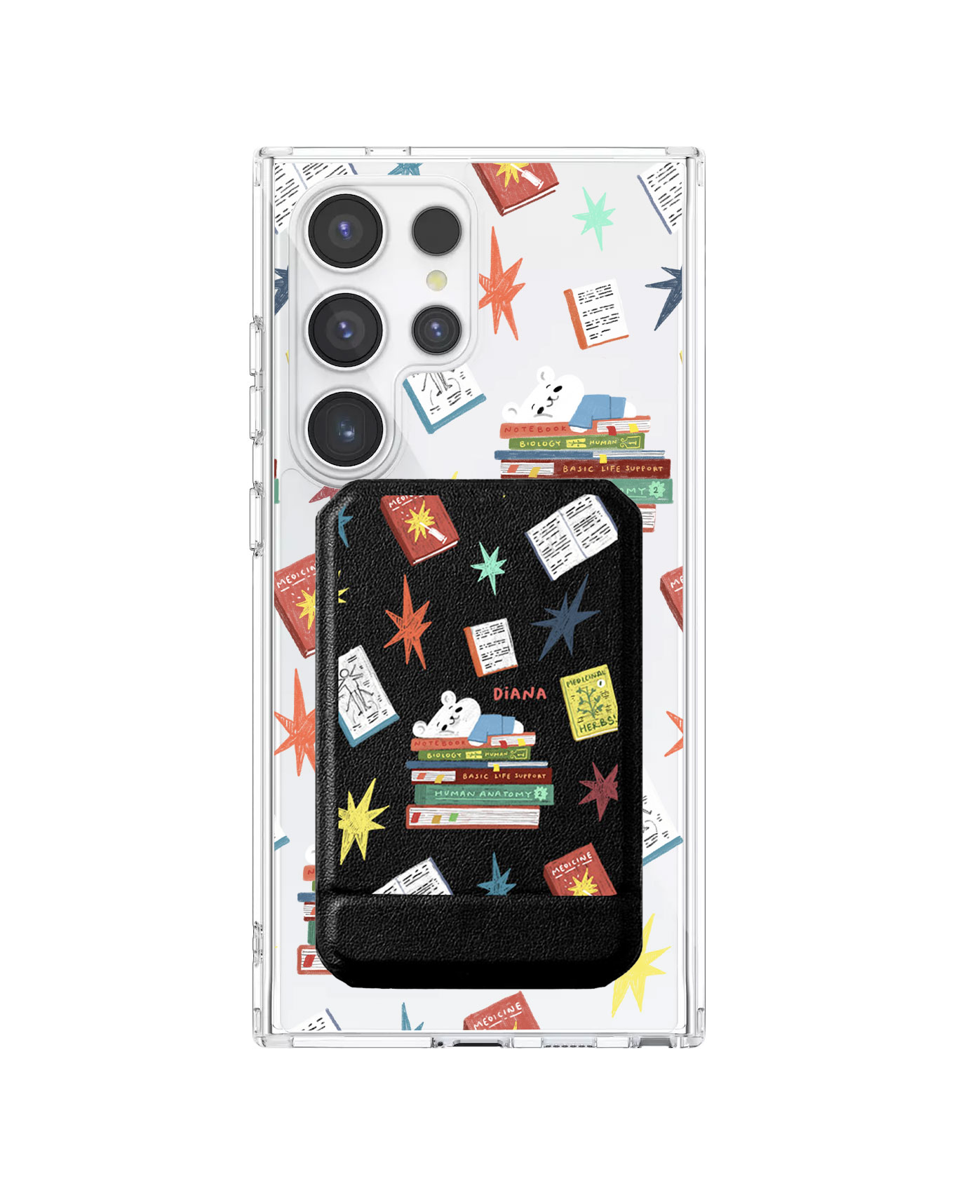 Android Magnetic Multifold Wallet - Let Me Sleep