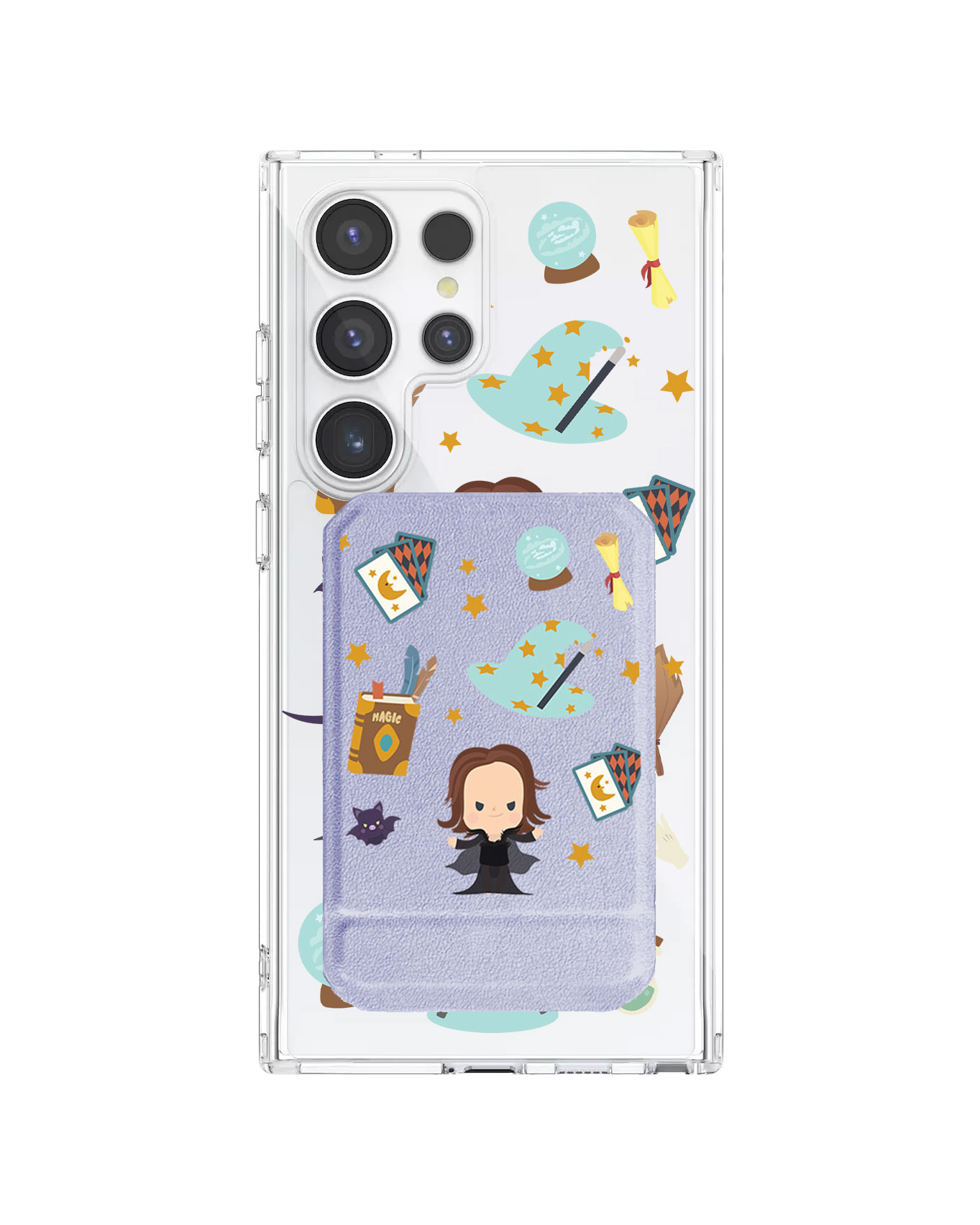 Android Magnetic Multifold Wallet - Little Hogwarts