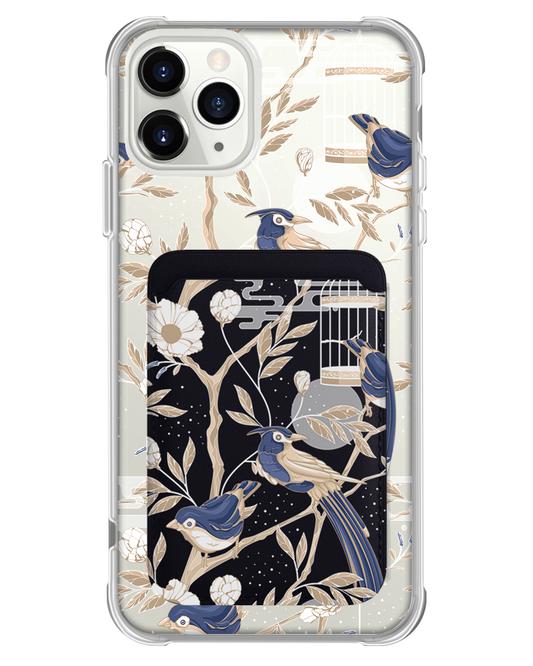 حافظة محفظة مغناطيسية لهاتف iPhone - Lovebird 1.0