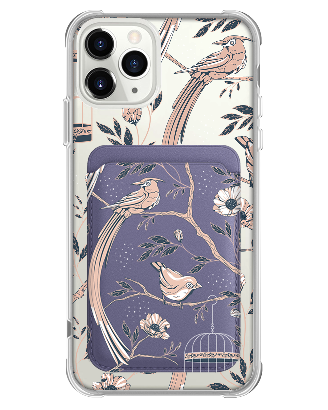 iPhone Magnetic Wallet Case - Lovebird 2.0