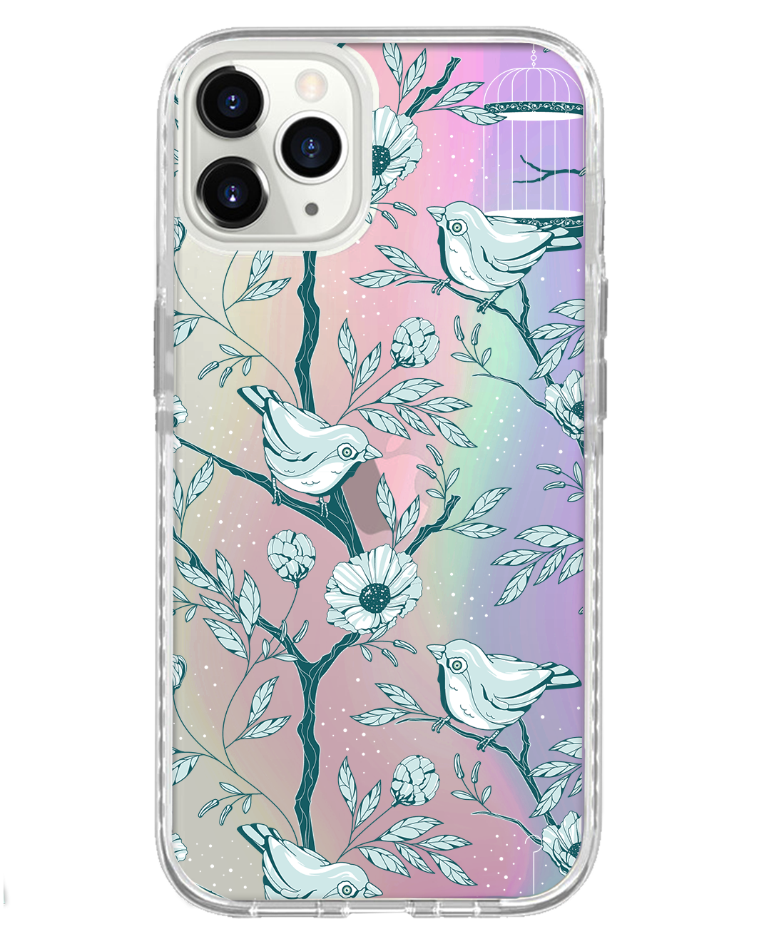 غطاء حماية خلفي لهاتف iPhone - Lovebird Monochrome 6.0