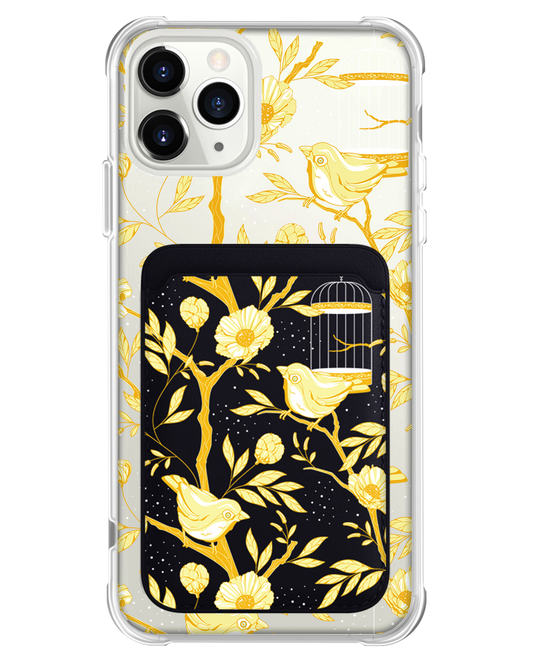 حافظة مغناطيسية لهاتف iPhone - Lovebird Monochrome 2.0