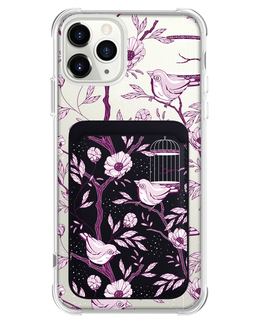 حافظة مغناطيسية لهاتف iPhone - Lovebird Monochrome 5.0