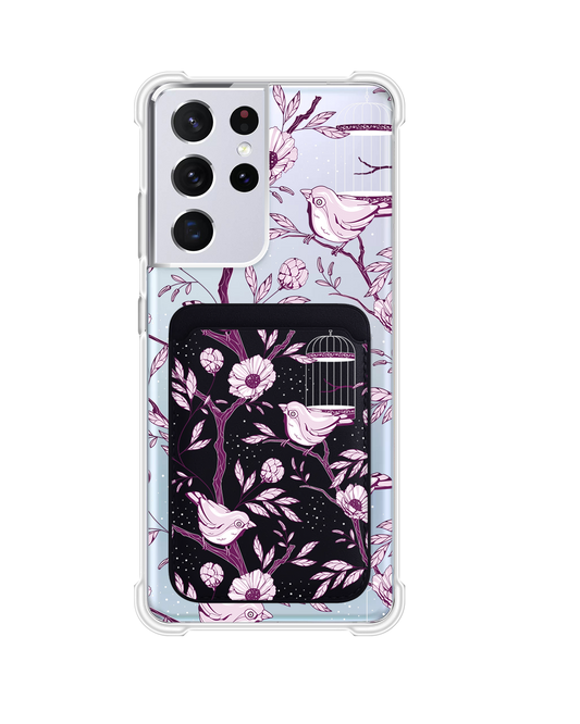 حافظة مغناطيسية لأجهزة أندرويد - Lovebird Monochrome 5.0