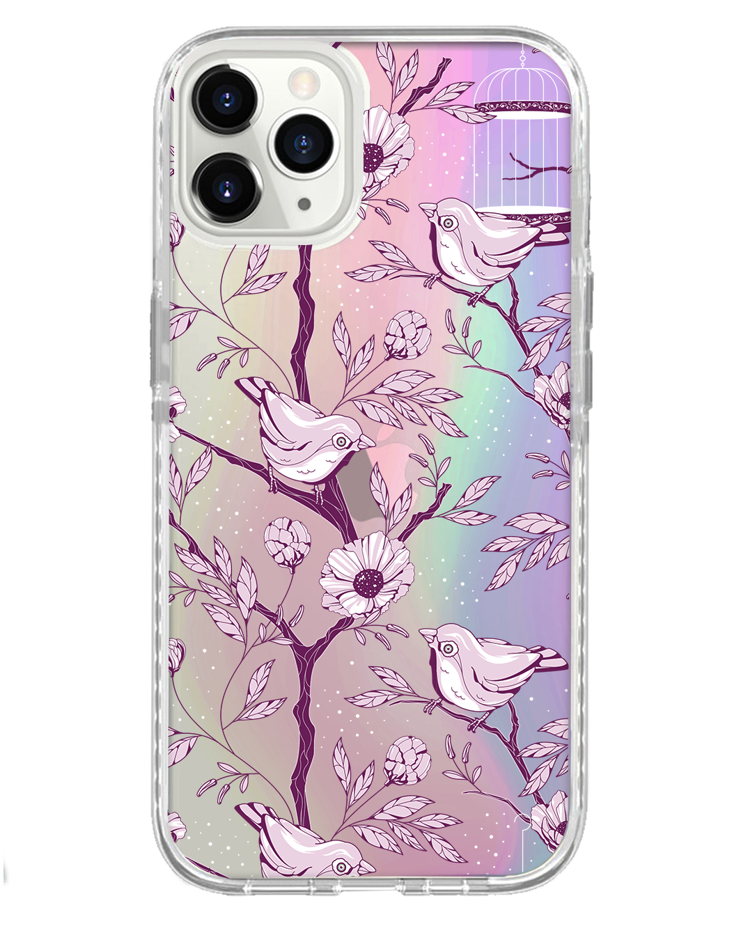 غطاء حماية خلفي لهاتف iPhone - Lovebird Monochrome 5.0