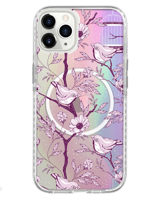 غطاء حماية خلفي لهاتف iPhone - Lovebird Monochrome 5.0