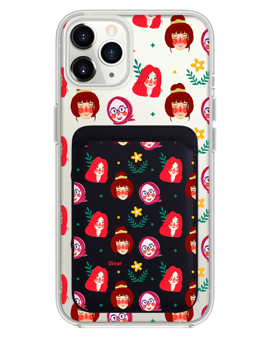 เคส iPhone แบบแม่เหล็ก - Lovely Faces