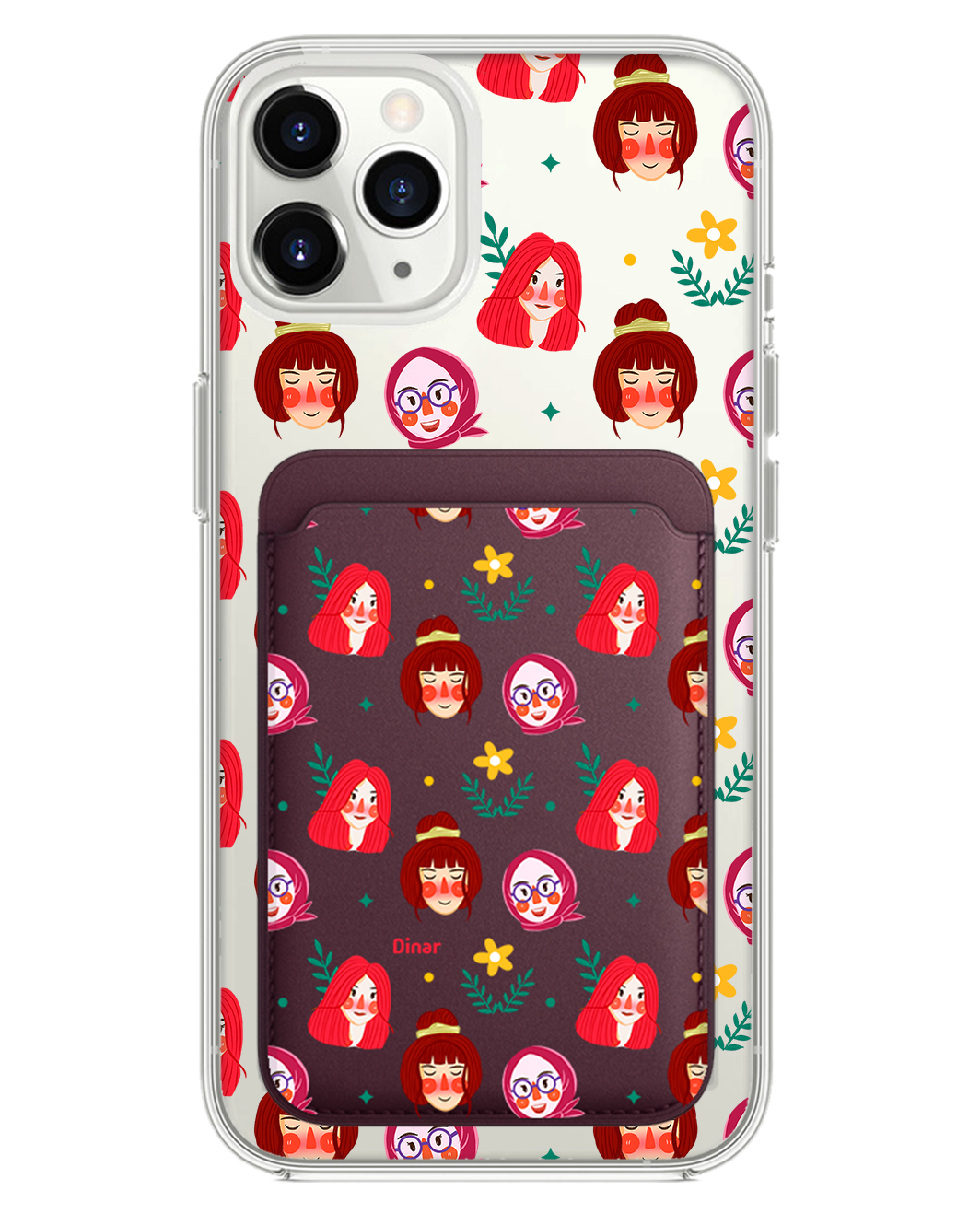 เคส iPhone แบบแม่เหล็ก - Lovely Faces