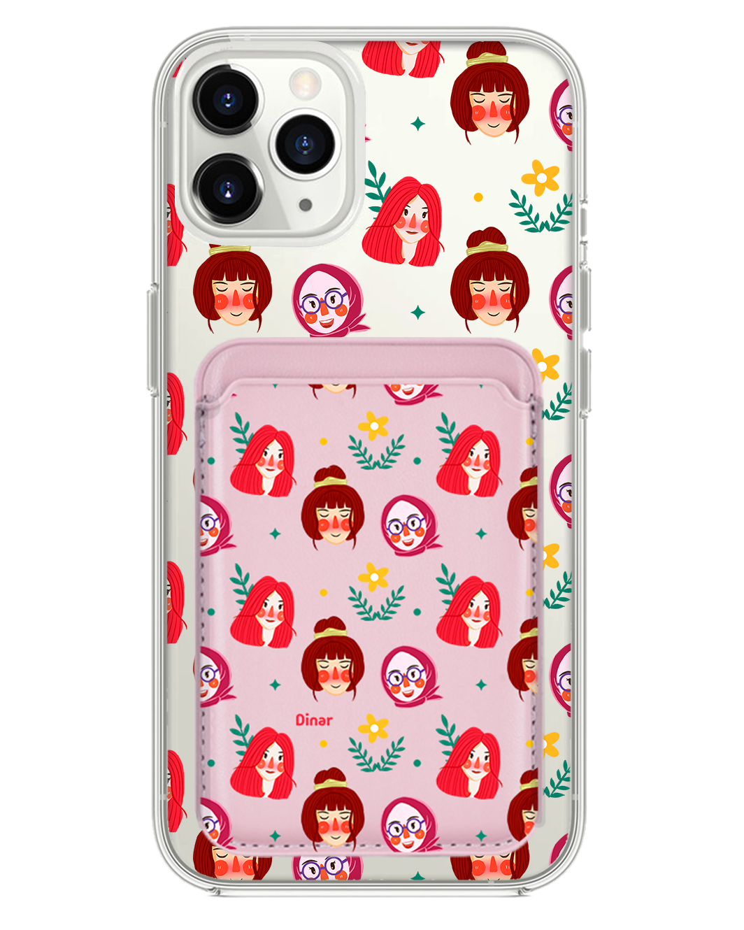 เคส iPhone แบบแม่เหล็ก - Lovely Faces