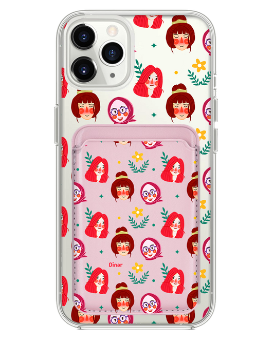 حافظة مغناطيسية لهاتف iPhone - وجوه جميلة