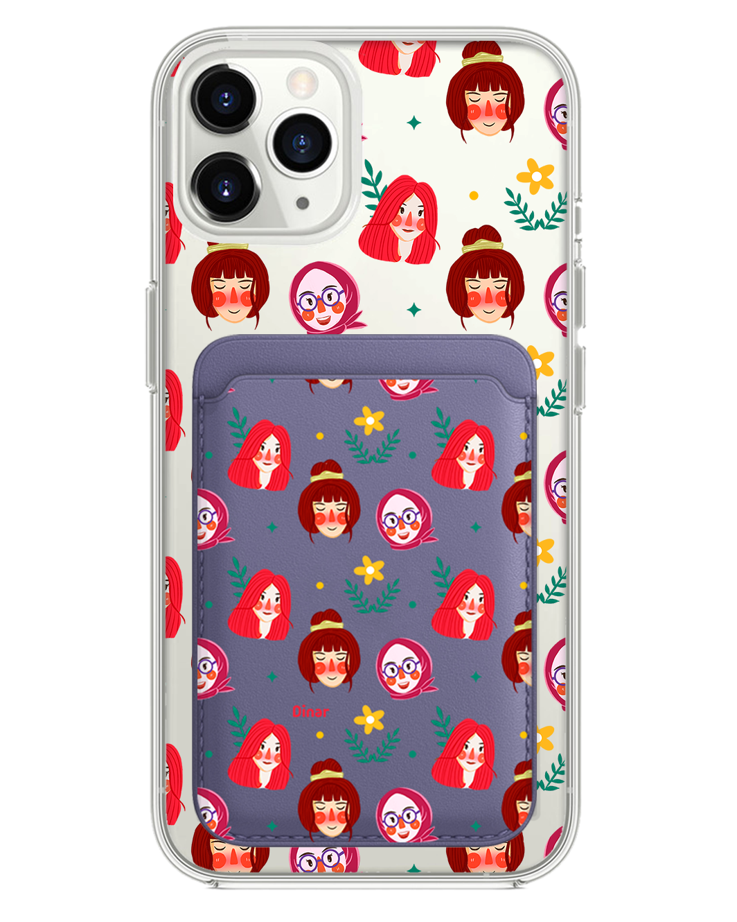 เคส iPhone แบบแม่เหล็ก - Lovely Faces