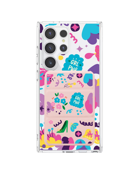 Android Magnetic Trifold Wallet Case - Girl Power 1.0