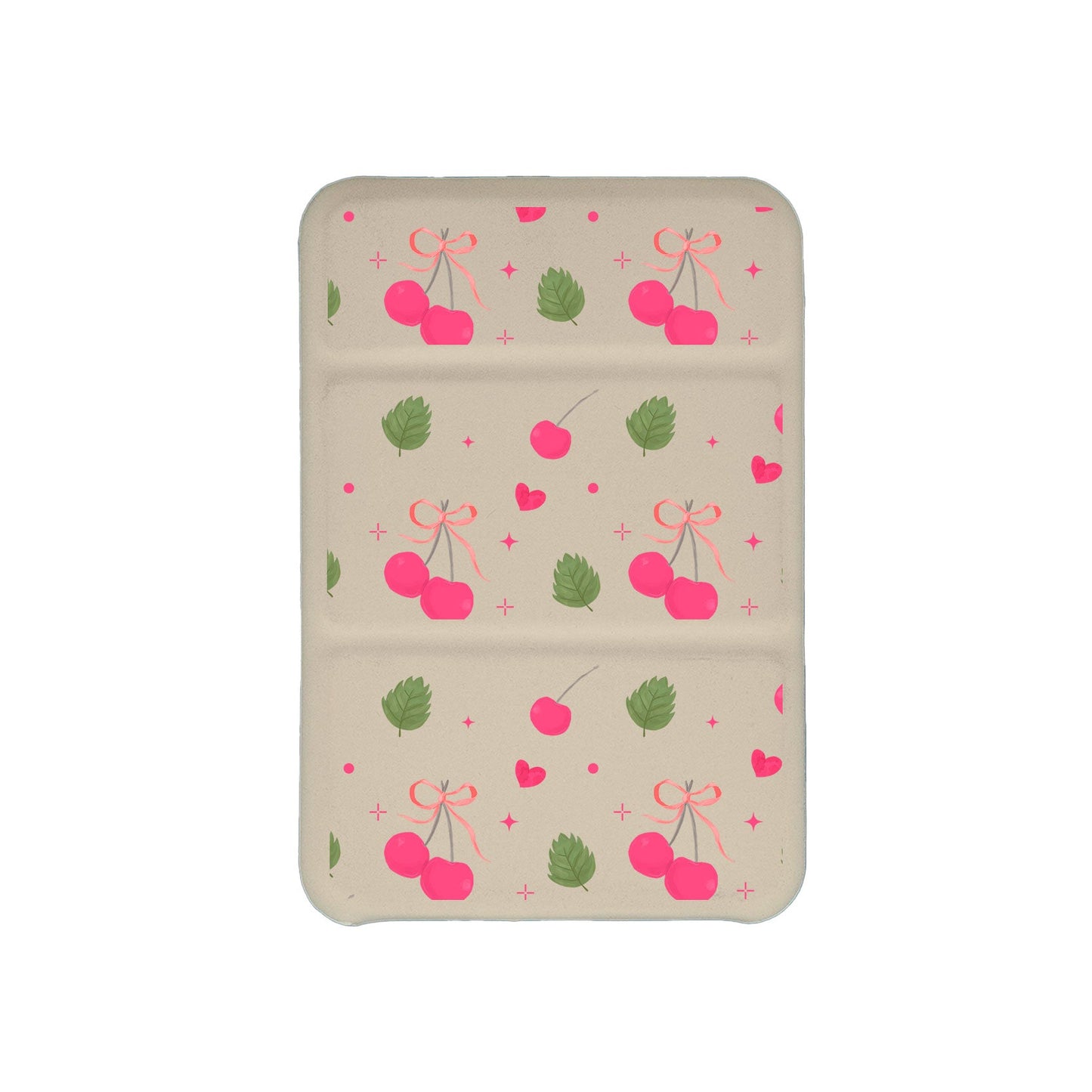 เคสกระเป๋าสตางค์พับสามทบแบบแม่เหล็กสำหรับ Android - Coquette Cherry
