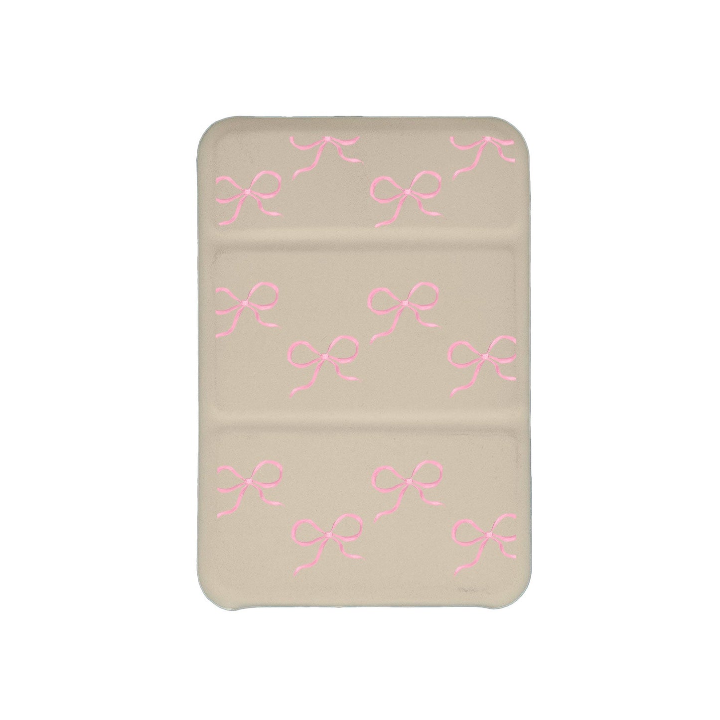 เคสกระเป๋าสตางค์พับสามทบแบบแม่เหล็กสำหรับ Android - Coquette Pink Bow