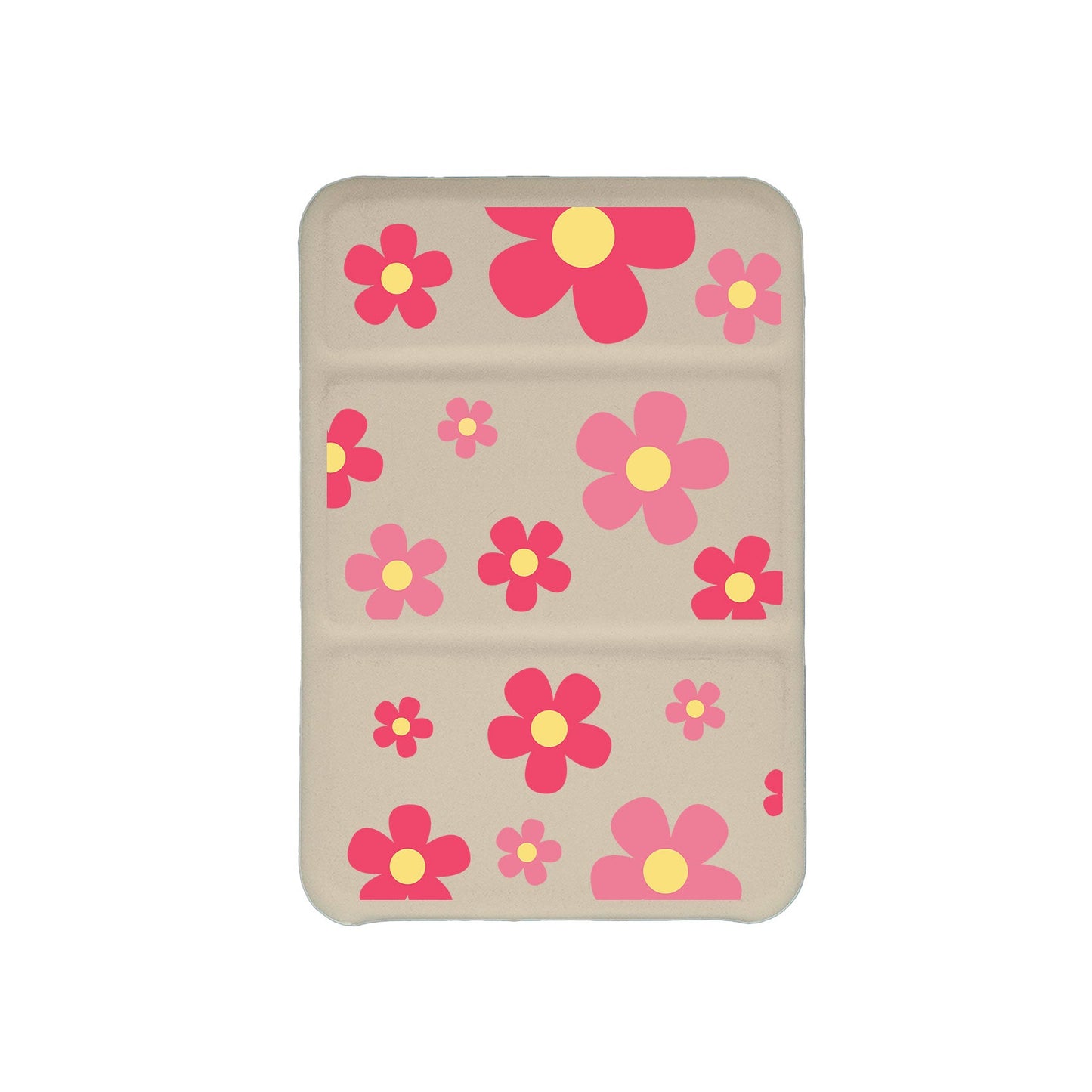 เคสกระเป๋าสตางค์พับสามทบแบบแม่เหล็กสำหรับ Android - สี Daisy Blush
