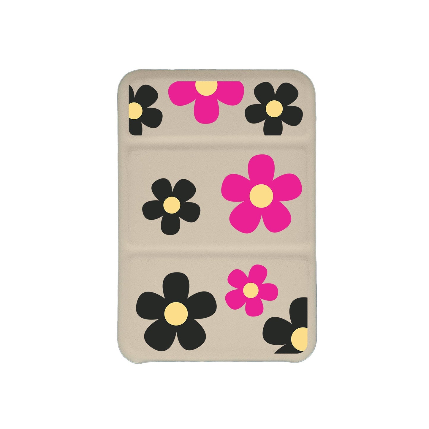 เคสแบบพับสามทบสำหรับ iPhone - Daisy Hot Pink