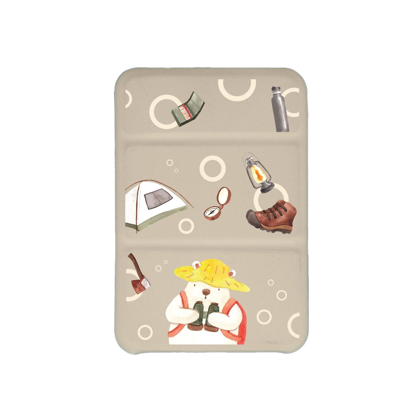 เคสพับสามทบแม่เหล็กสำหรับ iPhone - Adventure of Bear