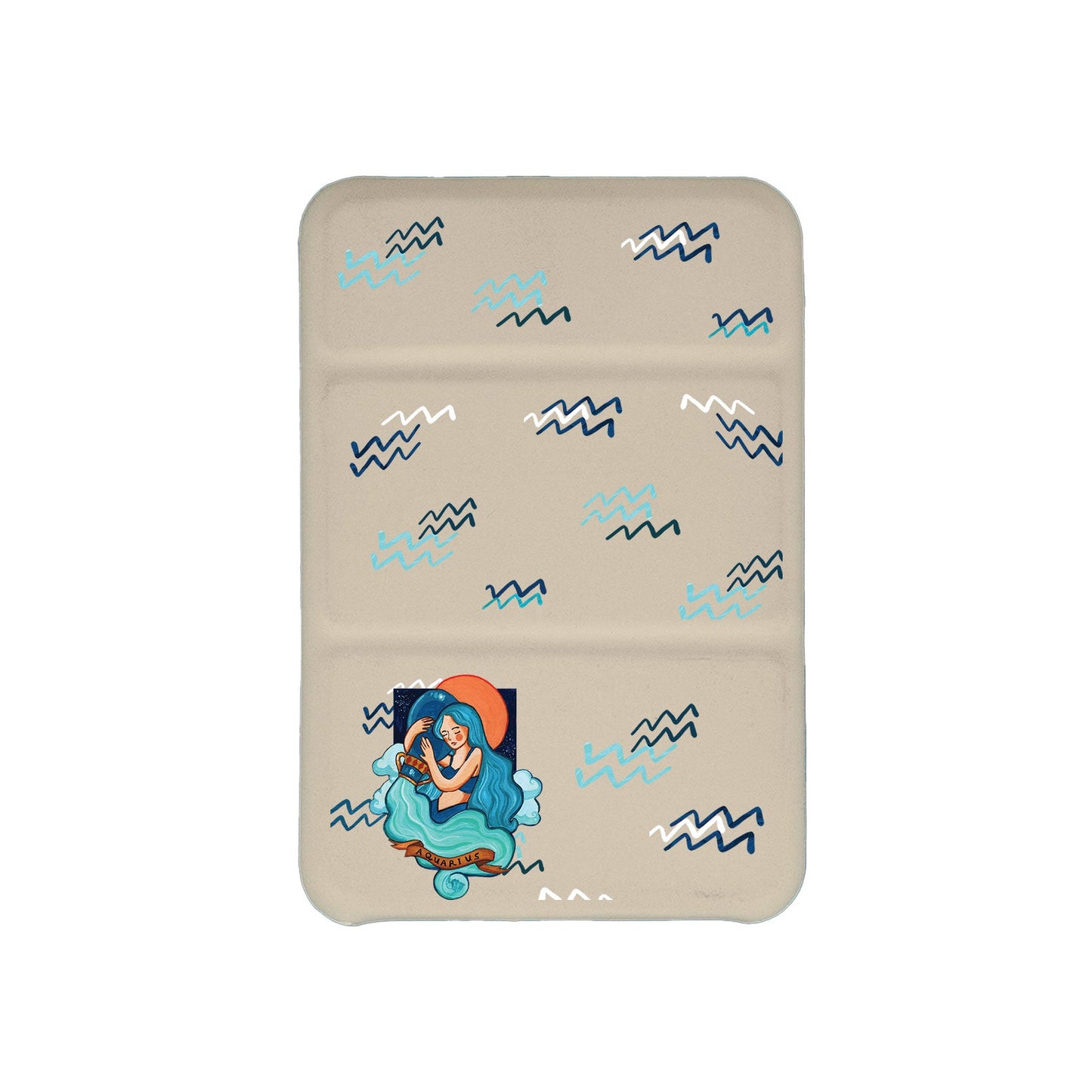 เคสกระเป๋าสตางค์พับสามทบแบบแม่เหล็กสำหรับ Android - Aquarius