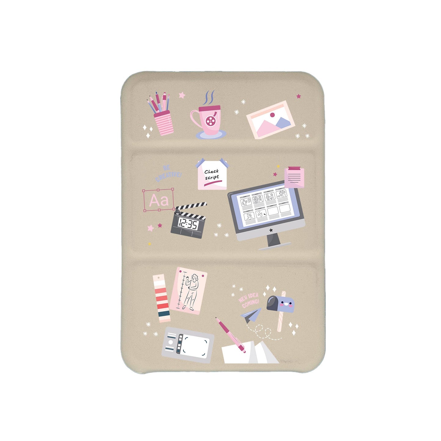 حافظة محفظة مغناطيسية ثلاثية الطيات لأجهزة أندرويد - مصممة