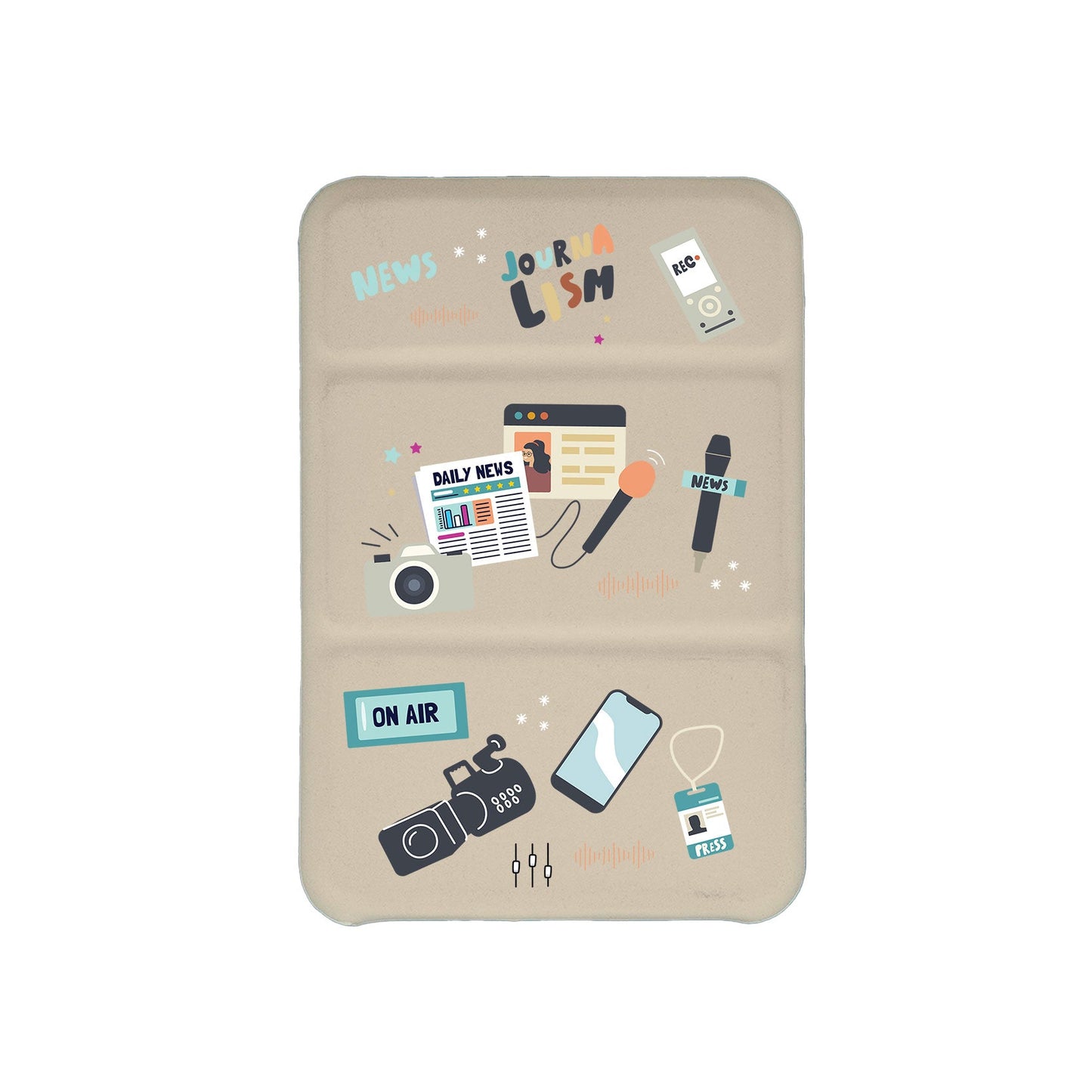 เคสแบบพับสามทบแม่เหล็กสำหรับ iPhone - Journalism