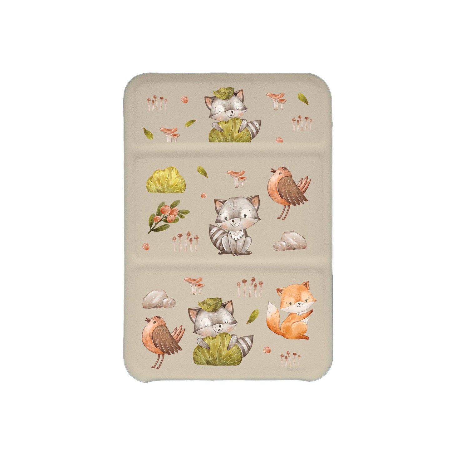 เคสพับสามทบแม่เหล็กสำหรับ iPhone - Racoon & Friends