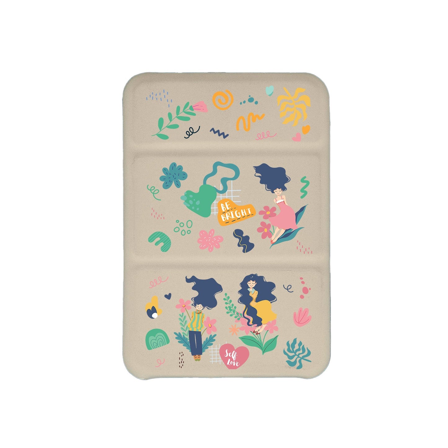 เคสพับสามทบแบบแม่เหล็กสำหรับ iPhone - แพ็คสติกเกอร์ Self Love 2.0