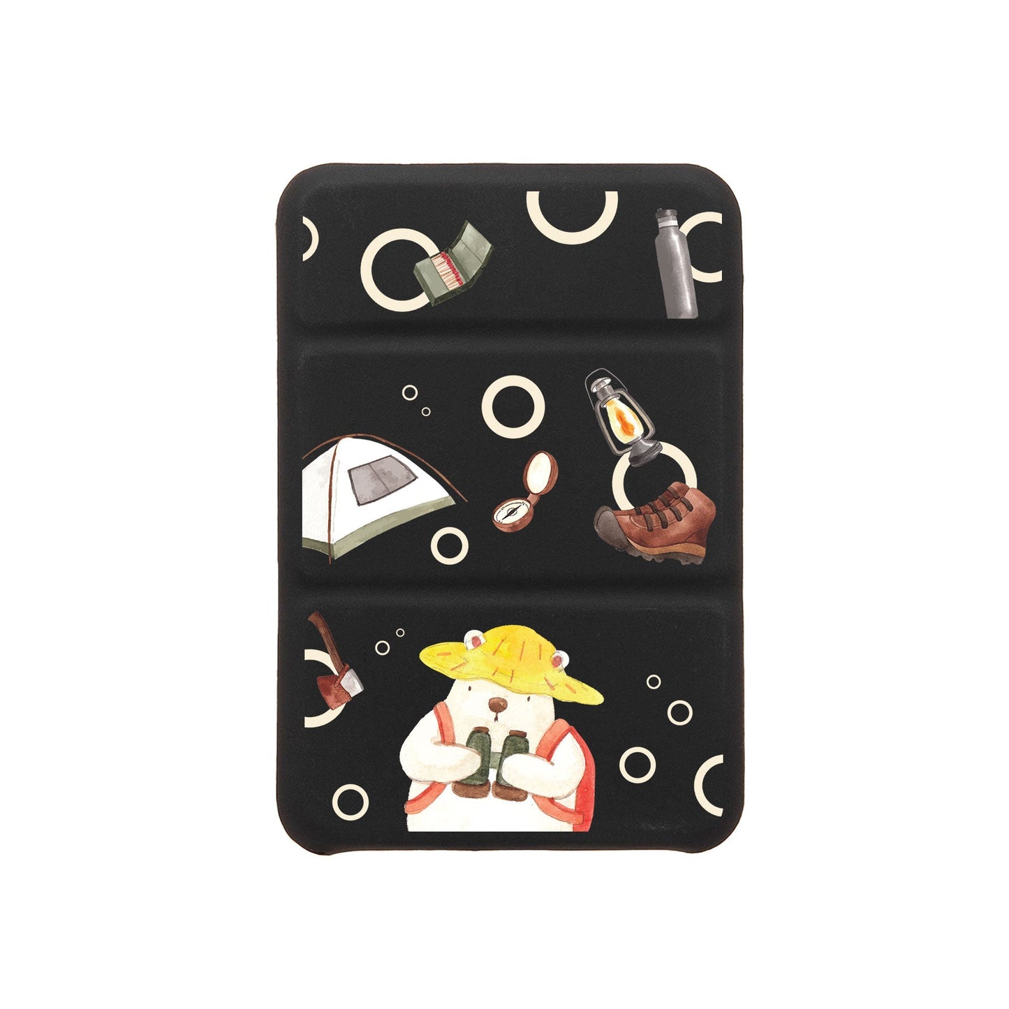 เคสพับสามทบแม่เหล็กสำหรับ iPhone - Adventure of Bear