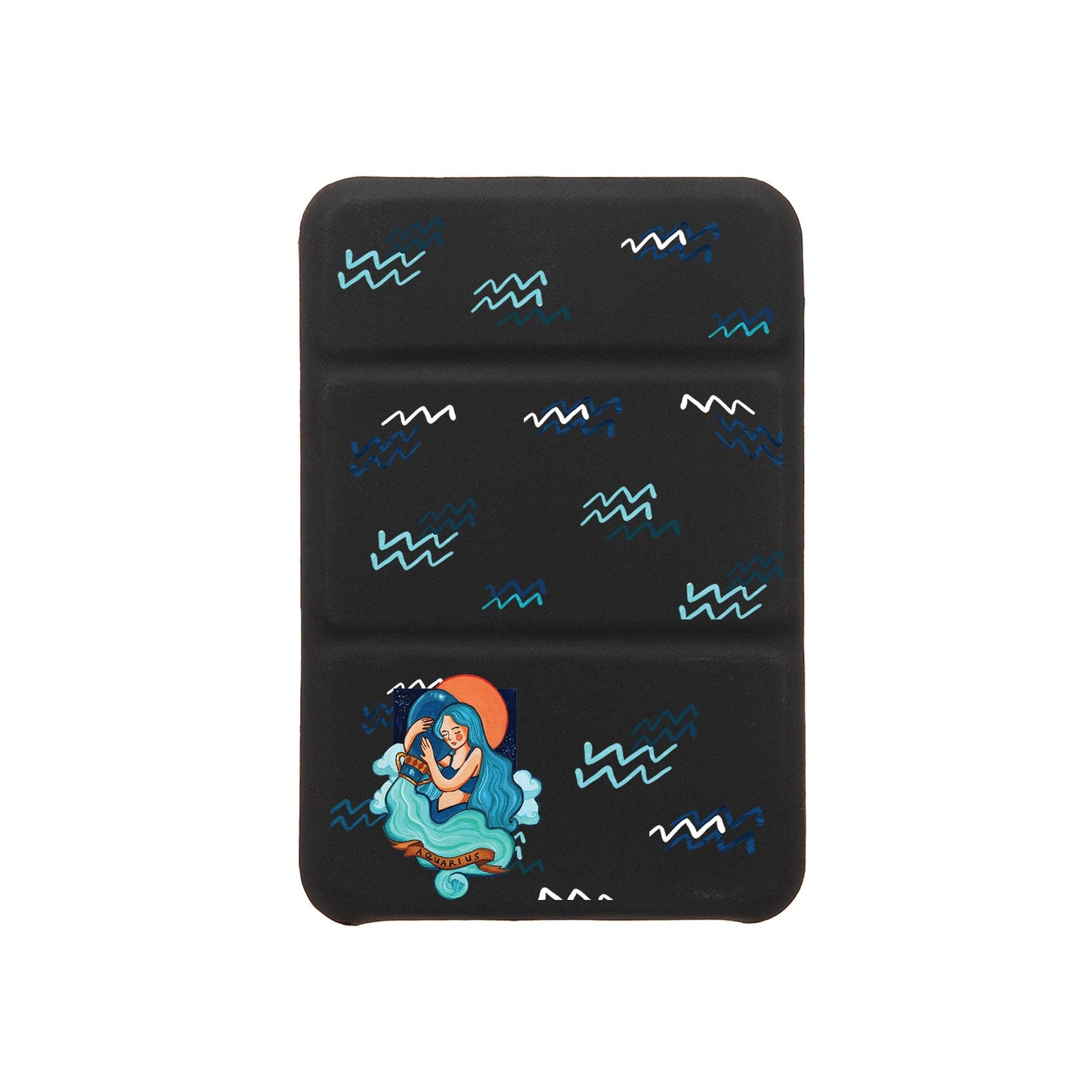 เคสกระเป๋าสตางค์พับสามทบแบบแม่เหล็กสำหรับ Android - Aquarius