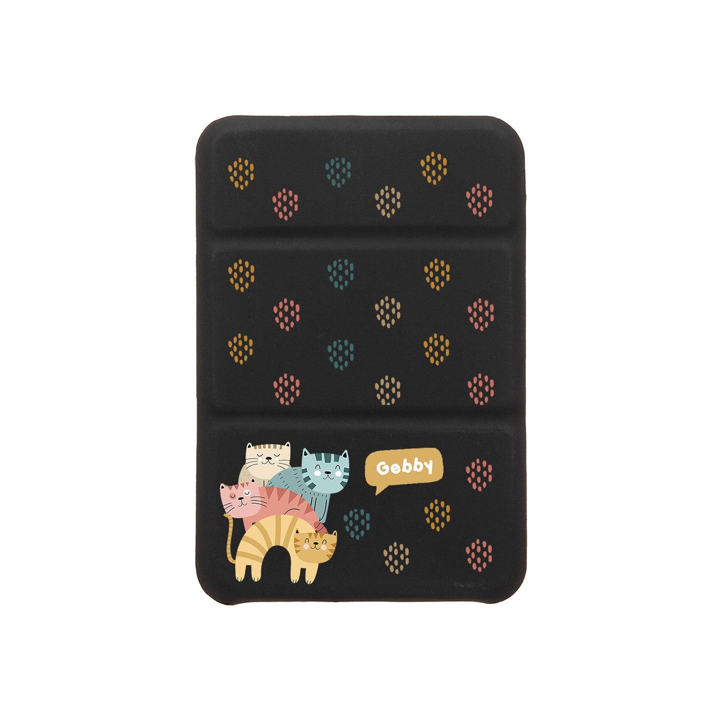 حافظة مغناطيسية ثلاثية الطيات لهاتف iPhone - Rainbow Meow 2.0