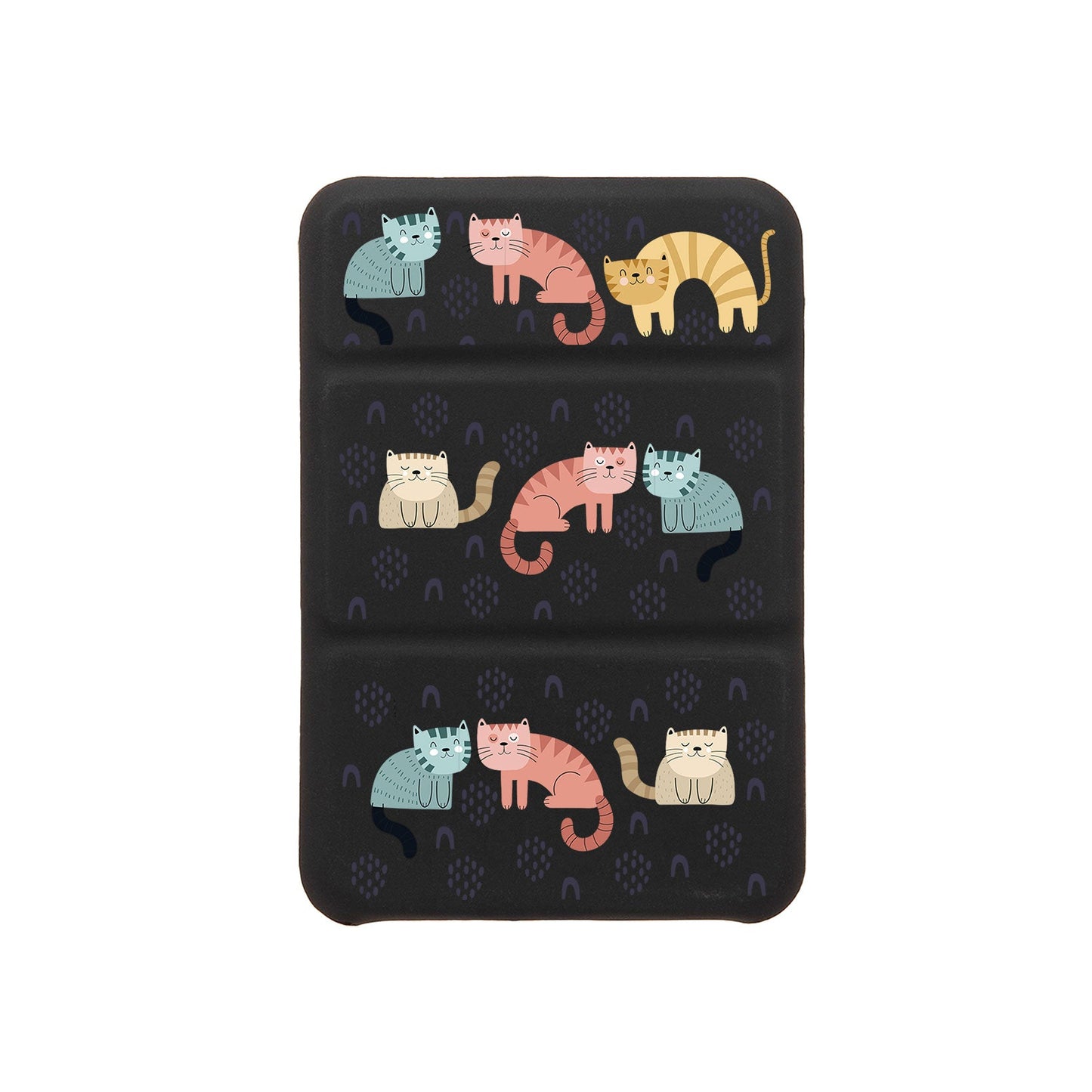 เคสพับสามทบแม่เหล็กสำหรับ iPhone - Rainbow Meow 1.0