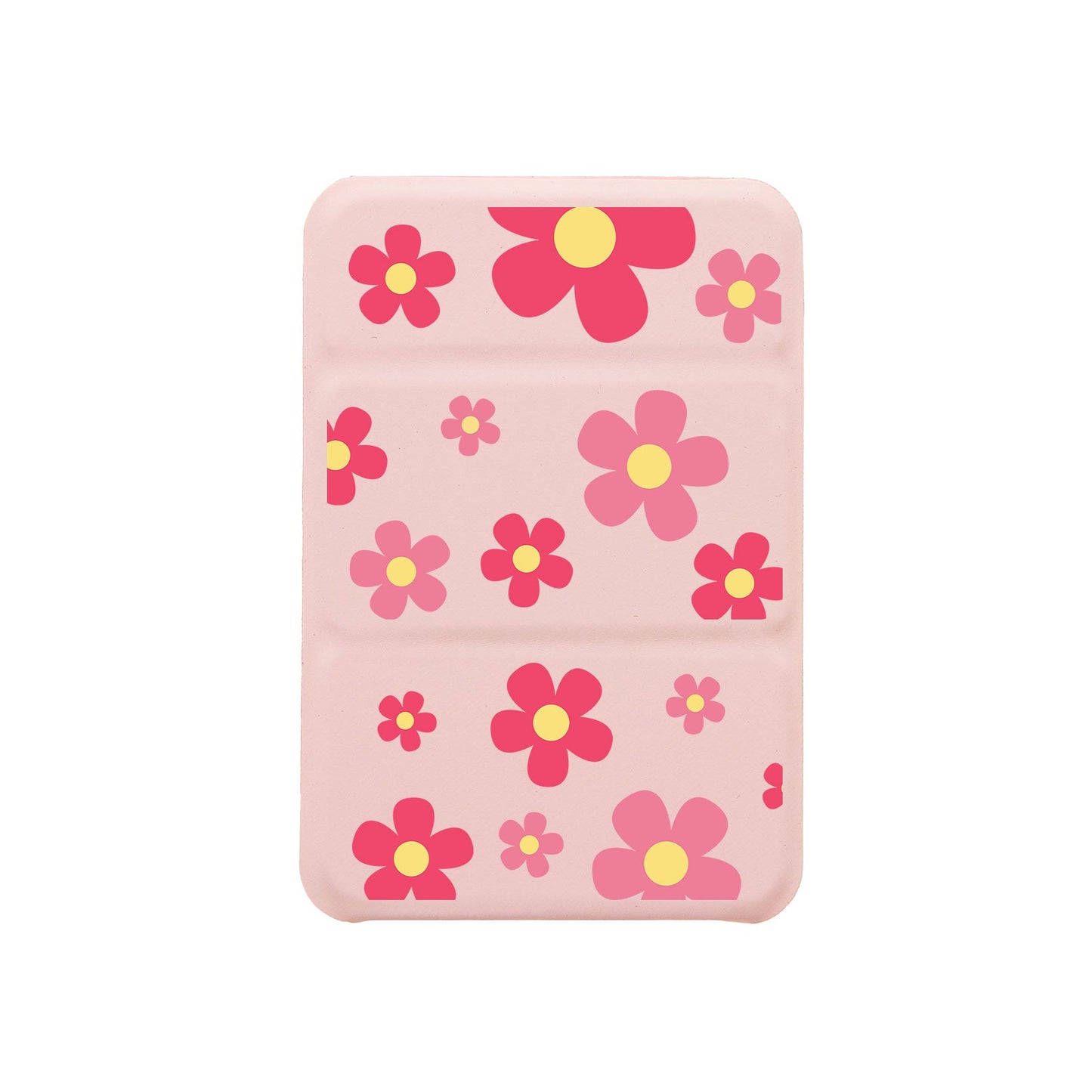 เคสกระเป๋าสตางค์พับสามทบแบบแม่เหล็กสำหรับ Android - สี Daisy Blush