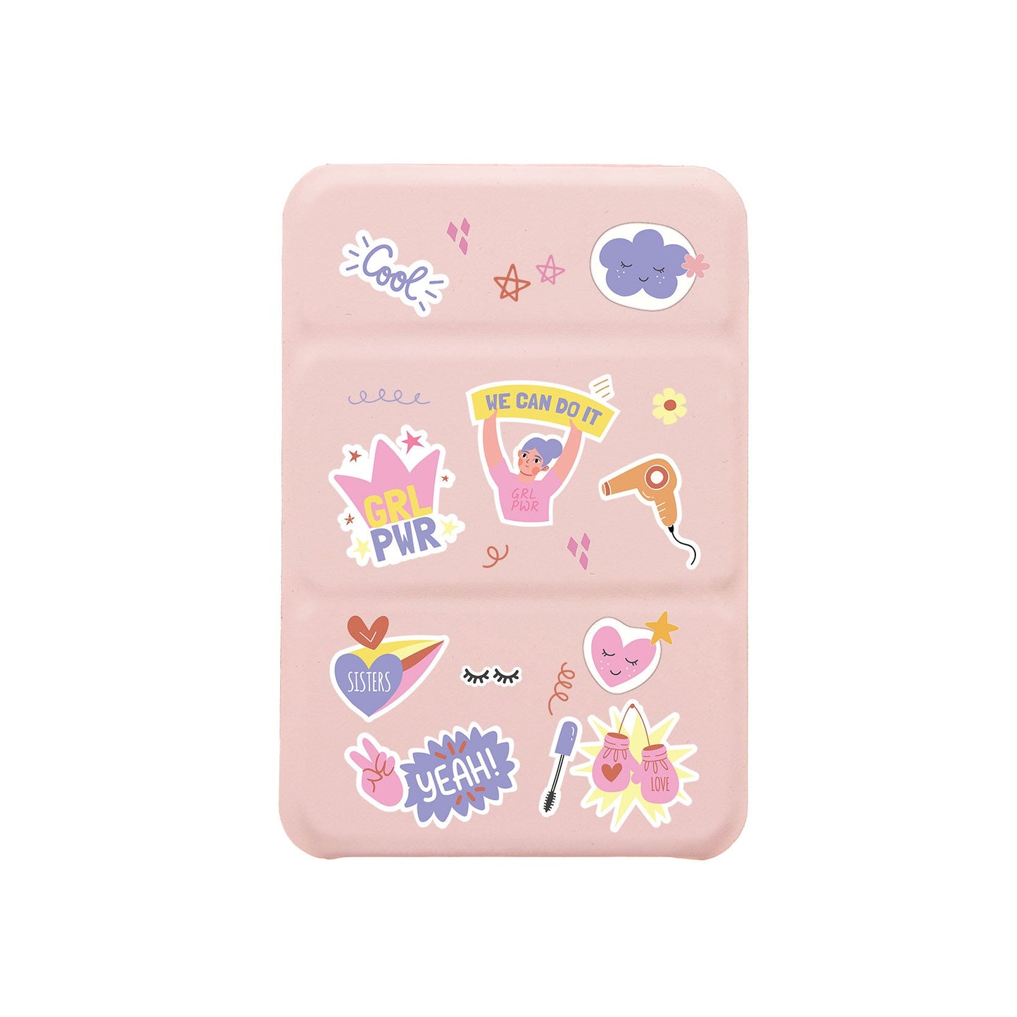 เคสพับสามทบแม่เหล็กสำหรับ iPhone - แพ็คสติกเกอร์ Girl Power