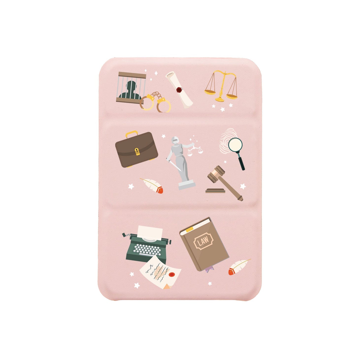 เคสหนังพับสามทบแม่เหล็กสำหรับ iPhone - ทนายความ