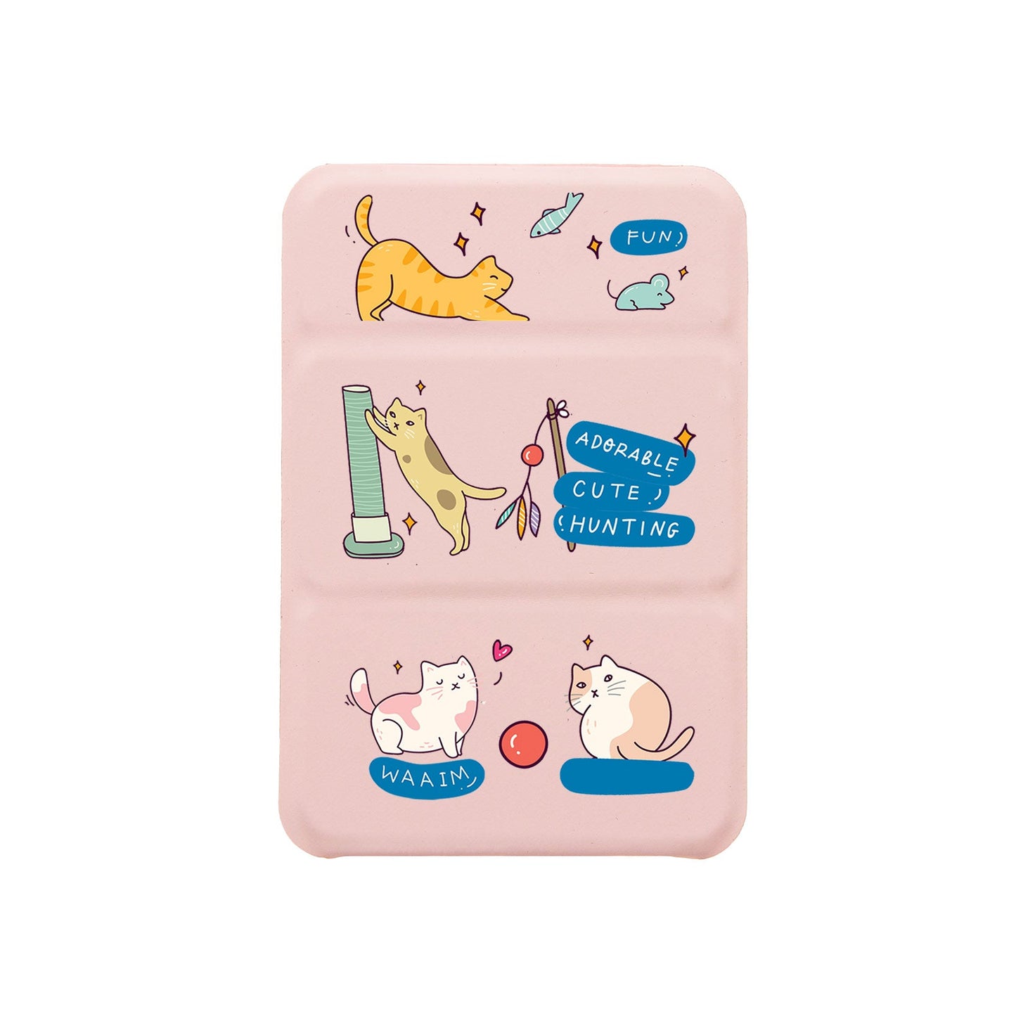 เคสพับสามทบแม่เหล็กสำหรับ iPhone - แมวขี้เล่น