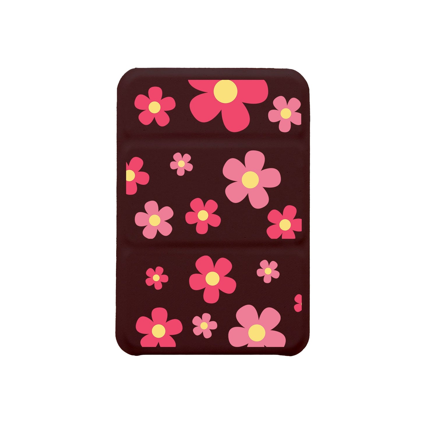 เคสกระเป๋าสตางค์พับสามทบแบบแม่เหล็กสำหรับ Android - สี Daisy Blush