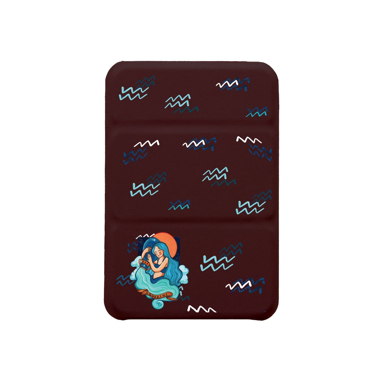 เคสกระเป๋าสตางค์พับสามทบแบบแม่เหล็กสำหรับ Android - Aquarius