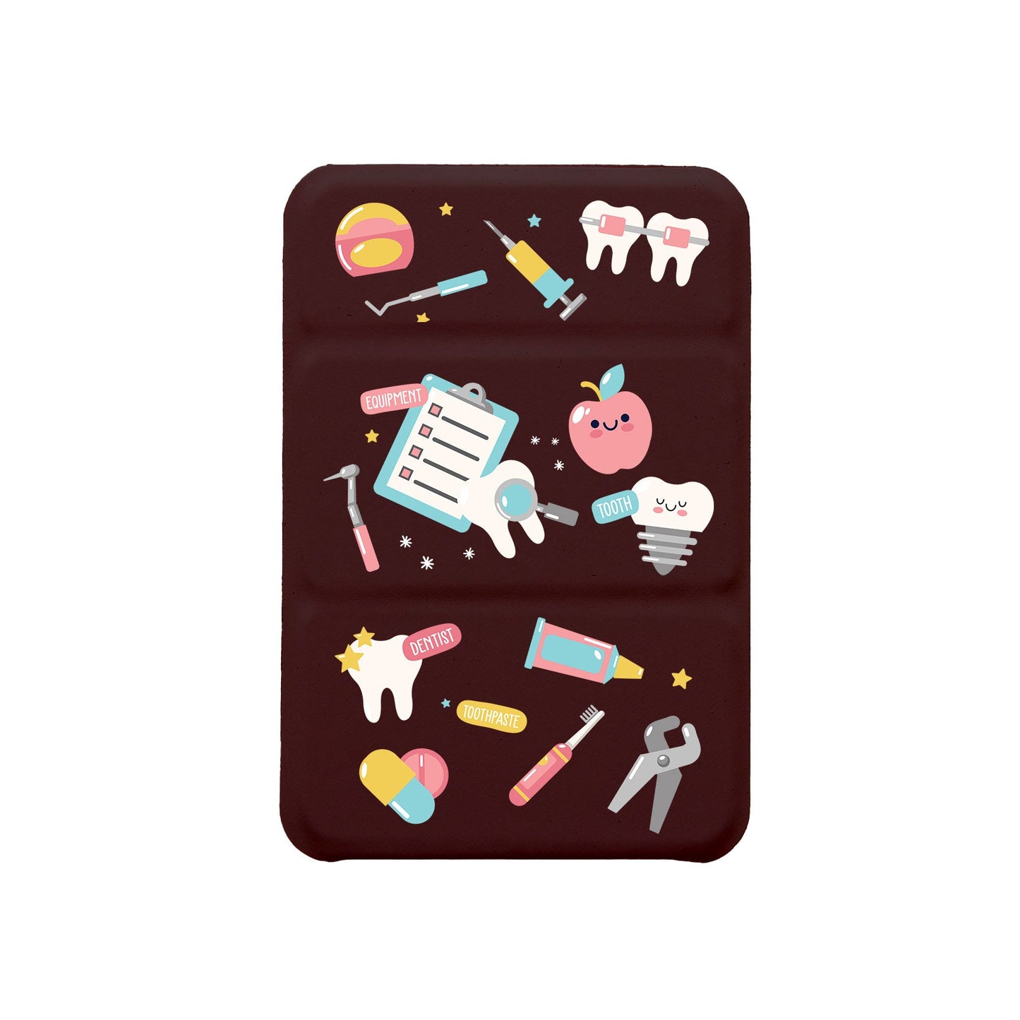 เคสกระเป๋าสตางค์พับสามทบแบบแม่เหล็กสำหรับ Android - ทันตแพทย์
