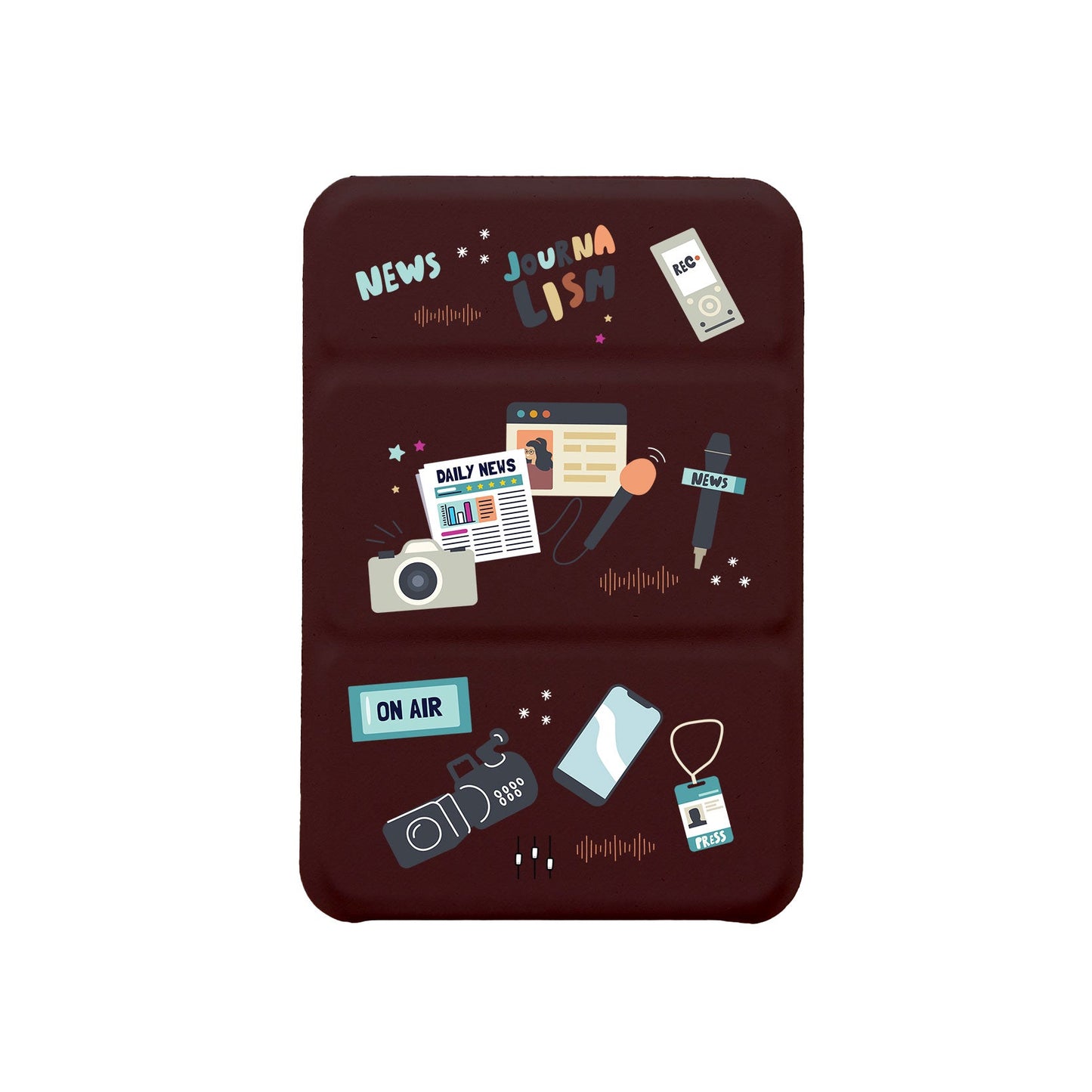 เคสแบบพับสามทบแม่เหล็กสำหรับ iPhone - Journalism