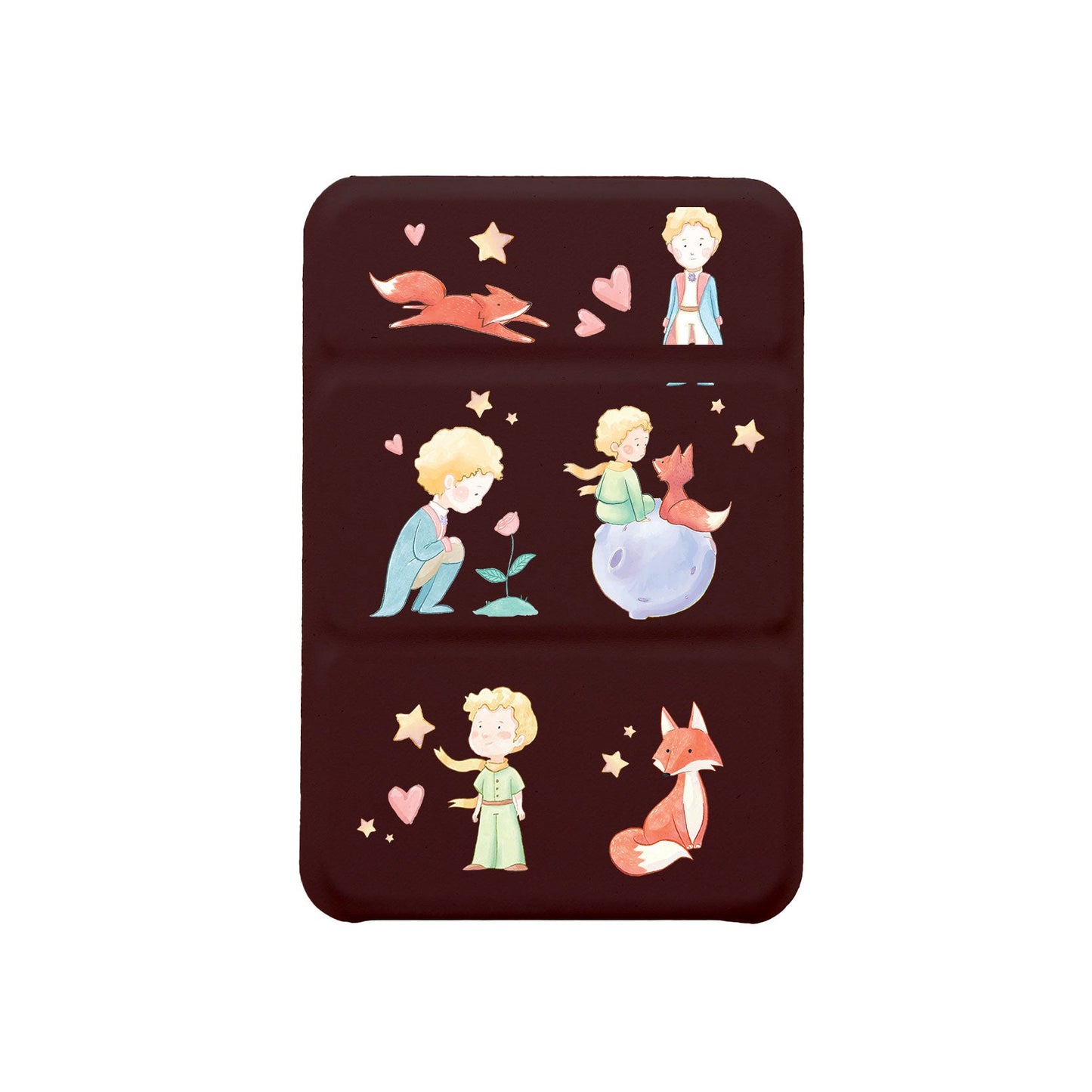 เคสพับสามทบแม่เหล็กสำหรับ iPhone - Little Prince and Fox