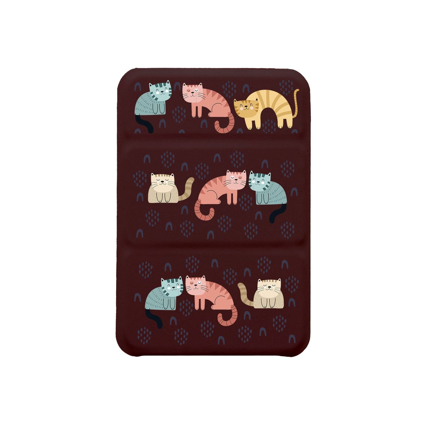 เคสพับสามทบแม่เหล็กสำหรับ iPhone - Rainbow Meow 1.0