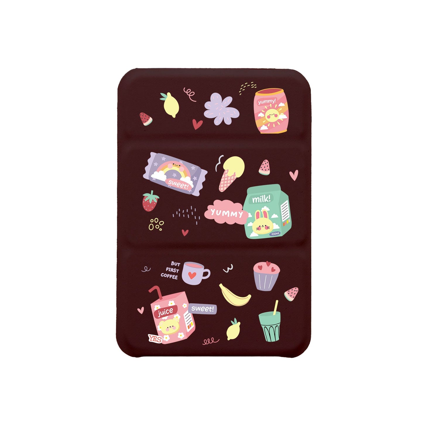 เคสพับสามทบแม่เหล็กสำหรับ iPhone - Sweet Yummy