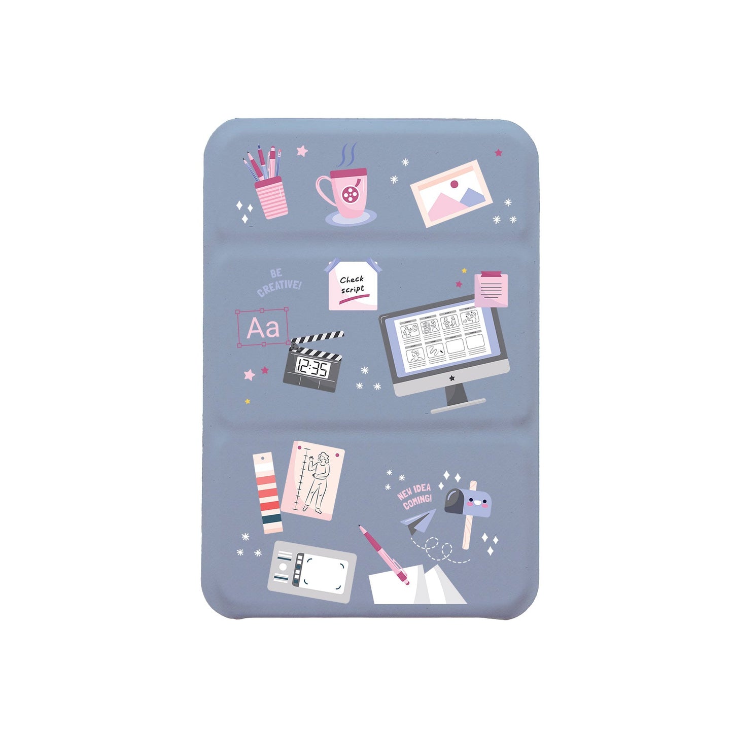 حافظة محفظة مغناطيسية ثلاثية الطيات لأجهزة أندرويد - مصممة