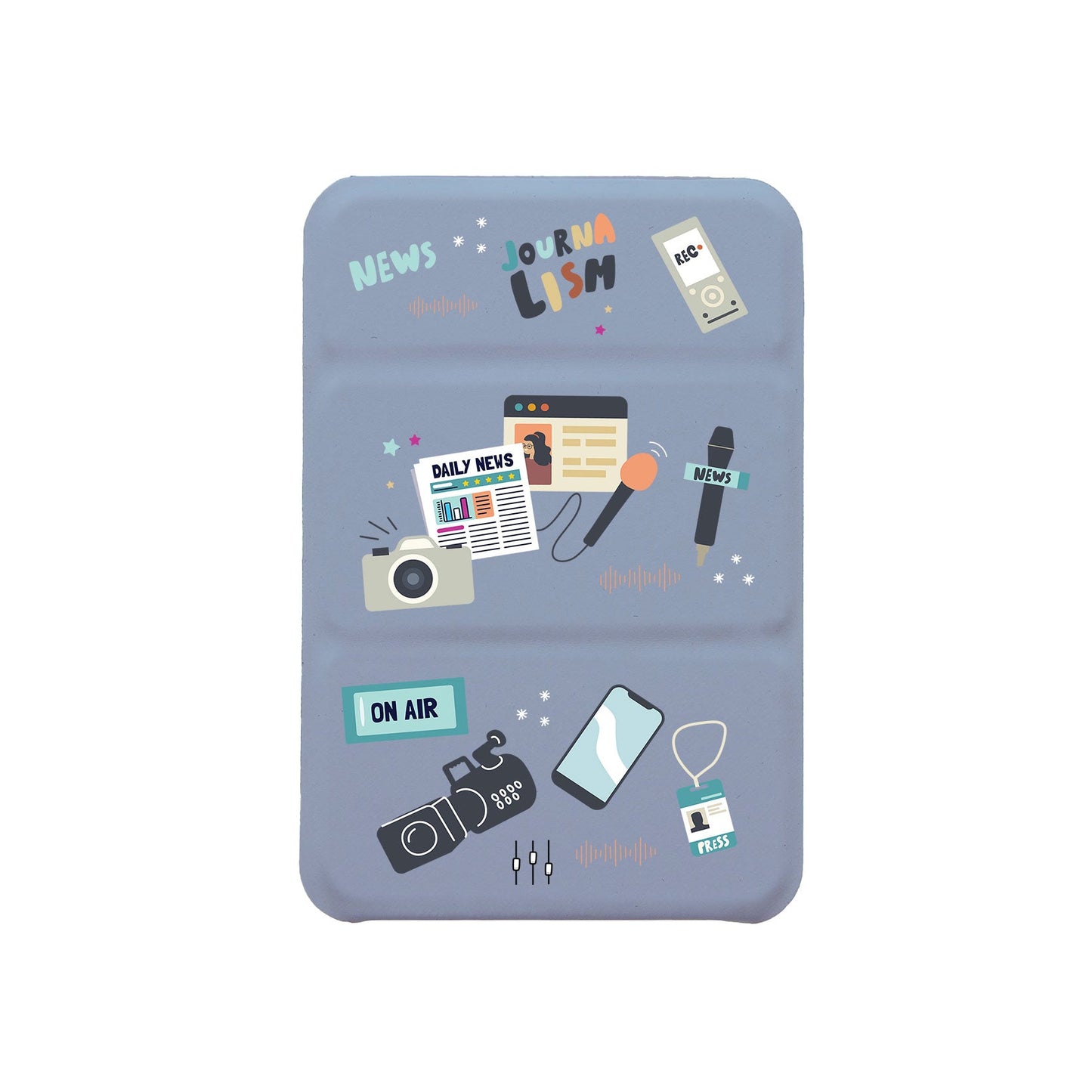 เคสแบบพับสามทบแม่เหล็กสำหรับ iPhone - Journalism