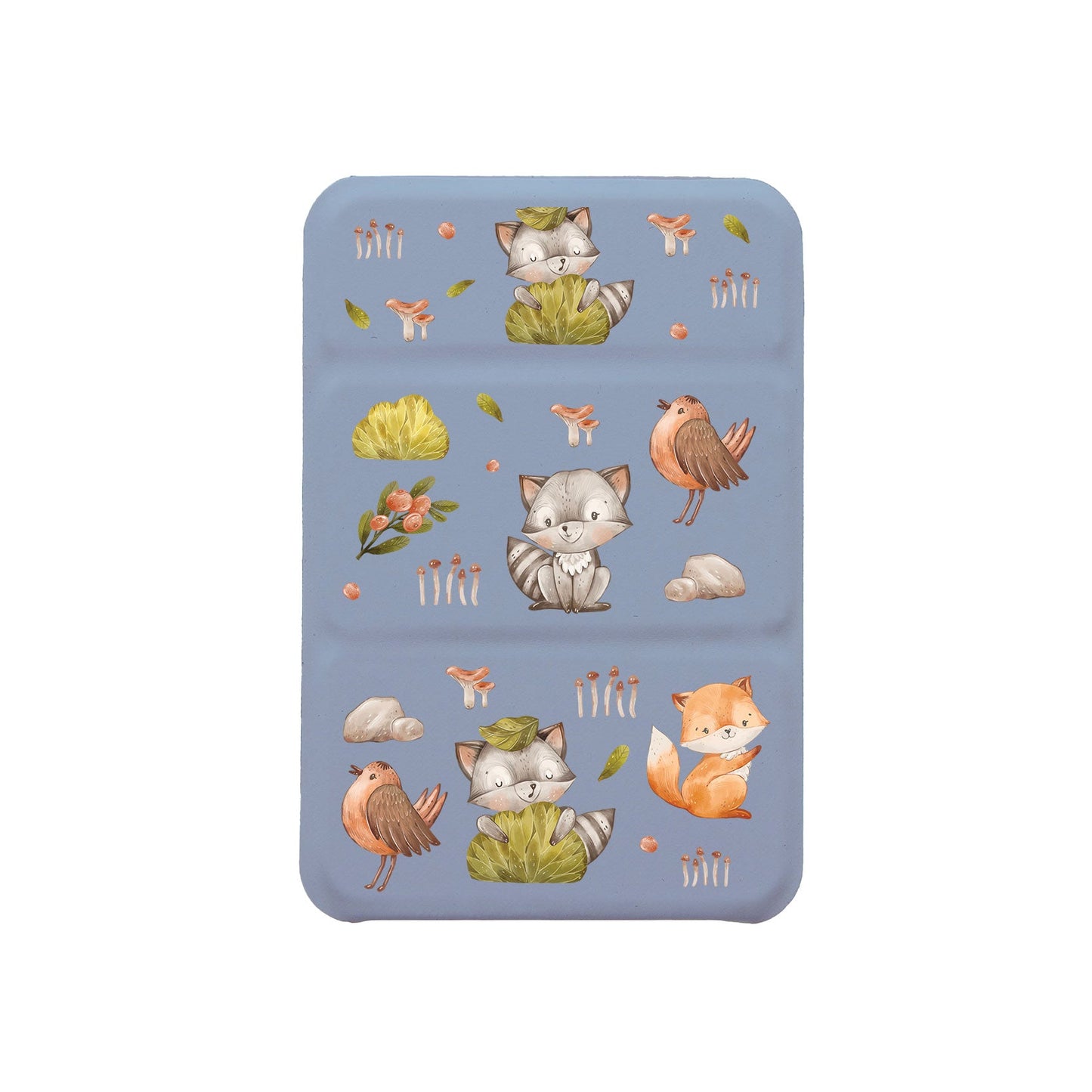 เคสพับสามทบแม่เหล็กสำหรับ iPhone - Racoon & Friends