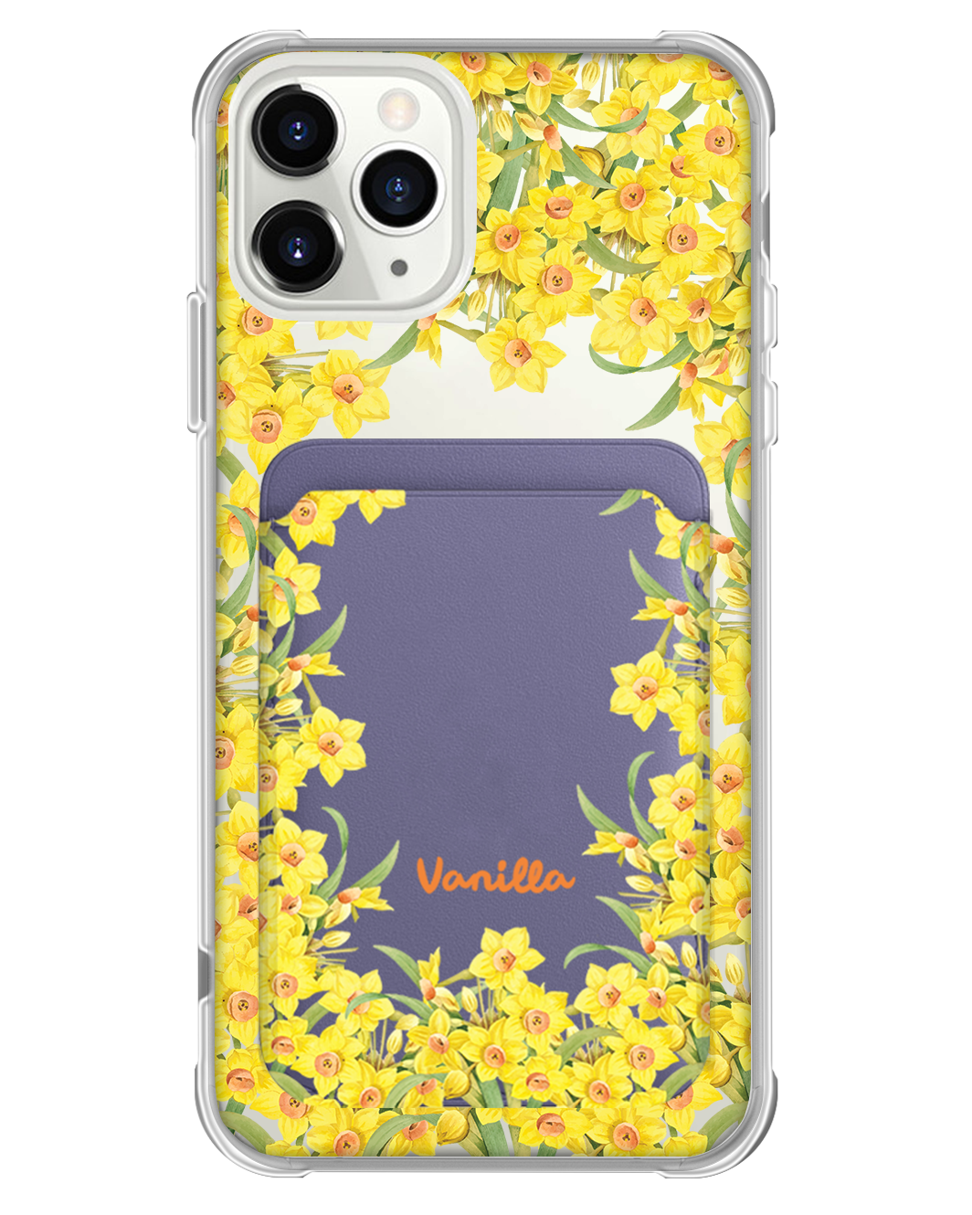 iPhone Magnetic Wallet Case - March Daffodils
