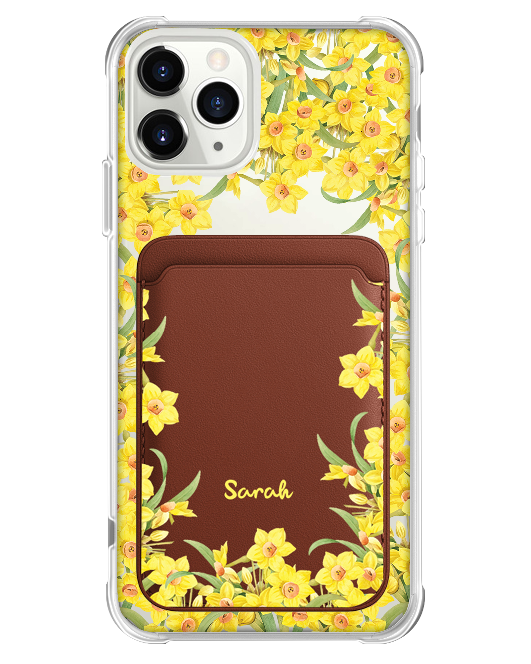 iPhone Magnetic Wallet Case - March Daffodils